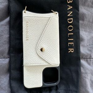 Bandolier Donna crossbody wallet for iPhone 11 Pro.